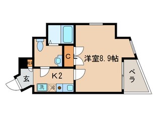 エスポワール椥辻の物件間取画像